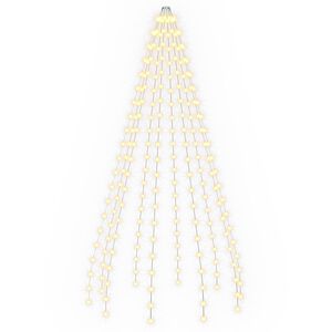 vidaXL Lumini pentru bradul de Crăciun 210 LED-uri Alb cald 210 cm