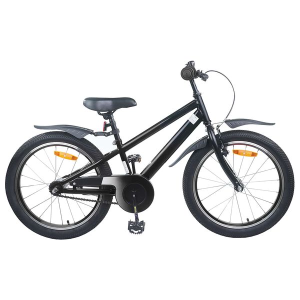 vidaXL Bicicletă pentru Copii 22 Inci pentru 7-12 ani Negru