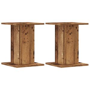 vidaXL Suporturi de plante 2 buc. lemn vechi 30x30x40cm lemn prelucrat