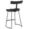 vidaXL Scaune de bar 2 buc Negru 49x43x79 cm Lemn masiv Mango