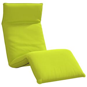 vidaXL Șezlong pliabil, verde aprins, 175x54x8,5 cm, țesătură Oxford