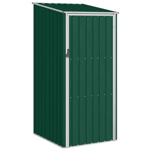 vidaXL Șopron de grădină, verde, 87 x 98 x 159 cm, oțel galvanizat