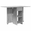 vidaXL Masă de dining 115 x 70 x 75 cm Lemn prelucrat Sonoma gri