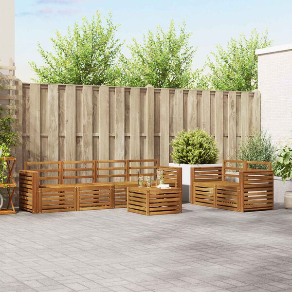 vidaXL Seturi de canapele Lemn Solid de Acacia