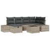 vidaXL Set de canapea 6 buc. poliratan