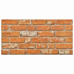 vidaXL Panouri de perete 10 buc. 100 x 50 cm Cărămidă Spumă EPS
