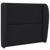 vidaXL Ureche pentru Tăblie Negru 80 x 23 x 6 cm PVC