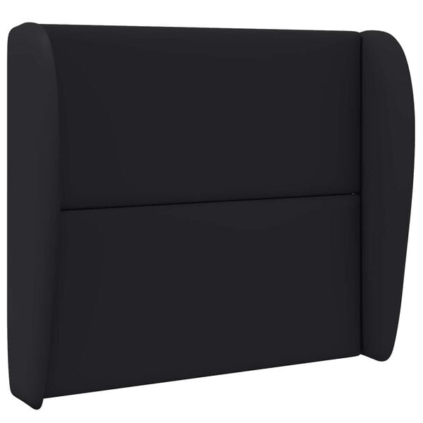 vidaXL Ureche pentru Tăblie Negru 80 x 23 x 6 cm PVC