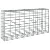 vidaXL Gabion cu S&acirc;rmă de 3,5 mm și Plasă de 5x10 cm 100x20x50 cm