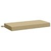 vidaXL Perna pentru bancă SOEST 100% Polyester Bej 80 x 40 x 8 cm