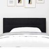 vidaXL Tăblie cap cu headboard Negru 80 cm Piele artificială