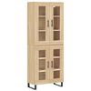 vidaXL Dulap &icirc;nalt, stejar sonoma, 69,5x34x180 cm, lemn compozit