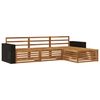 vidaXL Set de canapele de exterior 4 buc.