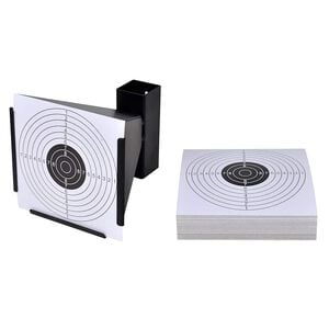 vidaXL Suport țintă tip p&acirc;lnie colectare gloanțe 14cm 100 ținte h&acirc;rtie