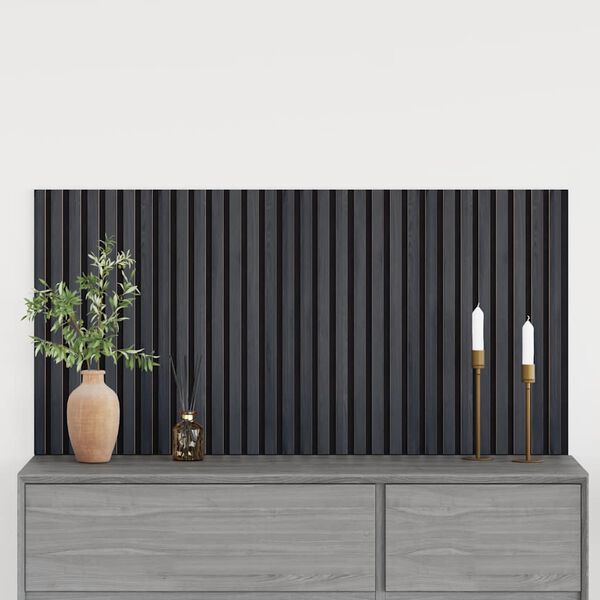 vidaXL Panouri acustice de perete 2 buc șipci 60,5x60 cm furnir stejar