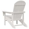 vidaXL Scaun Adirondack Alb 74 x 82 x 92cm HDPE