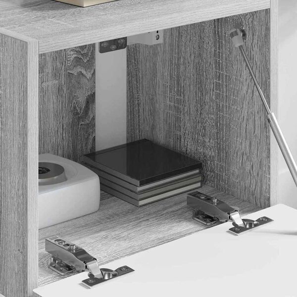 vidaXL Dulap TV de perete Gri Sonoma 60 x 31 x 29.5 cm Lemn compozit