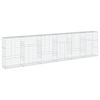 vidaXL Coș gabion cu capac, 600x50x150 cm, fier galvanizat