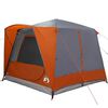 vidaXL Tent Cabină cu acoperiș Gri și Portocalie 333 x 317 x 194 cm