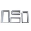 Set de 4 rafturi cuboid, alb