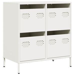 vidaXL Dulap, alb, 68x39x73,5 cm, oțel laminat la rece