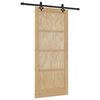 vidaXL Ușă glisantă ORKDAL natural 86 x 198,5 cm Lemn masiv de pin