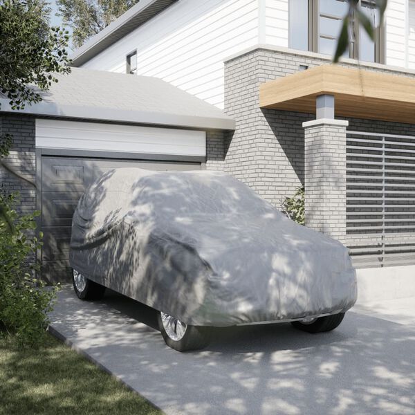 vidaXL Husă auto pentru SUV, textil nețesut, completă, gri, M