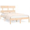 vidaXL Cadru de pat King Size, 150x200 cm, lemn masiv