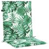 vidaXL Perne de spate 2 buc. Model cu frunze 100 x 50 x 3 cm
