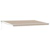 vidaXL Copertină retractabilă Bej 500 x 300 x 165 cm