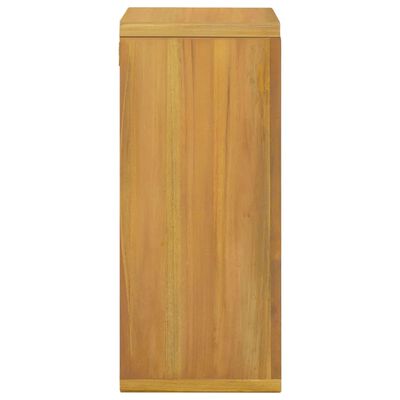 vidaXL Dulap de baie montat pe perete, 45x30x70 cm, lemn masiv de tec