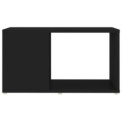 vidaXL Comodă TV, negru, 60x24x32 cm, PAL