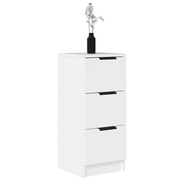 vidaXL Dulap, alb, 30x30x70 cm, lemn prelucrat