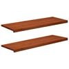 vidaXL Pervazuri 2 buc. Maro 120 x 40 x 2 cm Lemn de fag masiv