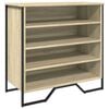 vidaXL Pantofar, stejar sonoma, 80x38x78 cm, lemn prelucrat