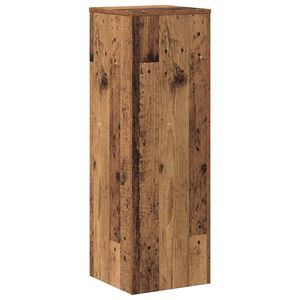vidaXL Suport de plante, lemn vechi, 33x33x100 cm, lemn prelucrat