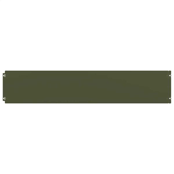 vidaXL Borduri de gazon 30 buc Verde olive Oțel laminat la rece