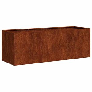 vidaXL Jardinieră Rusty 120x40x40 cm Oțel pentru intemperii