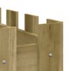 vidaXL Pat înălțat grădină design gard 100x50x70 cm lemn impregnat pin