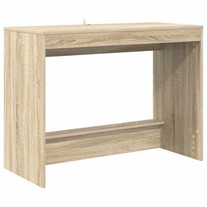 vidaXL Birou pentru pat Stejar Sonoma Lemn prelucrat 100 x 45 x 75 cm