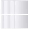 vidaXL Plăci de oglindă, 48 buc., sticlă, pătrat