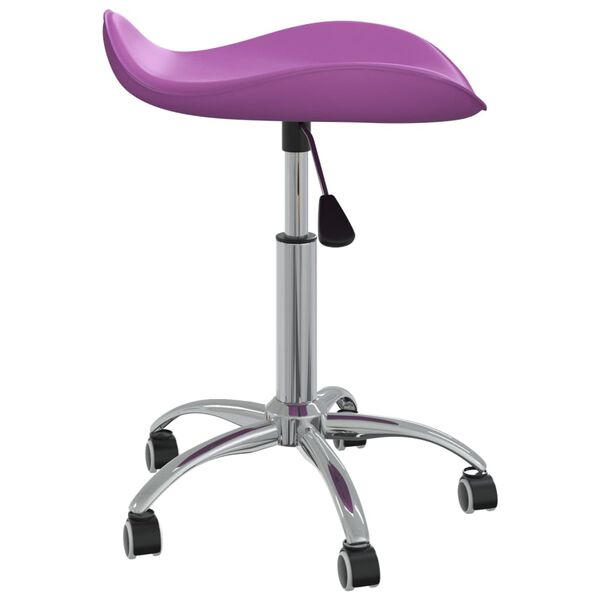 vidaXL Scaun pentru salon spa, violet, piele ecologică