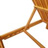 vidaXL Șezlong Ulei Natural 200 x 55 x 94 cm Lemn masiv de acacia