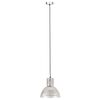vidaXL Lampă suspendată, 25 W, argintiu, rotund, 28,5 cm, E27
