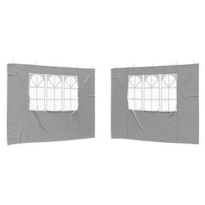 vidaXL Perete lateral pentru cort de petrecere 2 buc. 300 x 195 cm