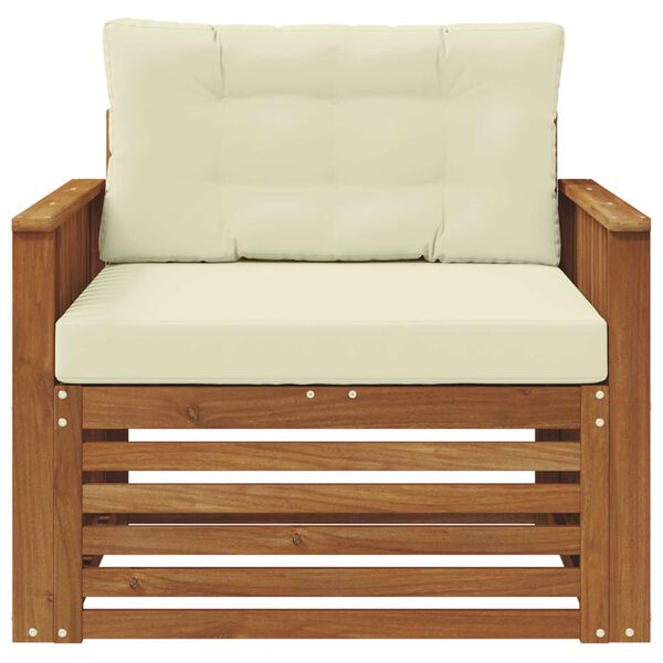 vidaXL Set de canapele de exterior Lemn de acacia solid și poliester