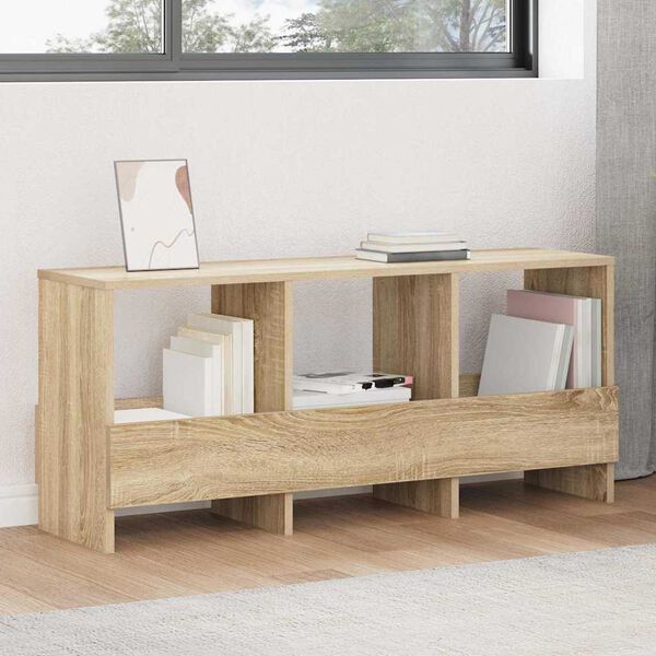 vidaXL Raft pentru reviste Stejar Sonoma 102 x 30 x 45 cm