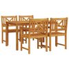vidaXL Set de masă pentru grădină 5 pcs Maro Lemn Solid de Acacia