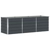 vidaXL Jardinieră Antracit 240 x 80 x 75 cm Oțel