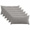 vidaXL Husă pentru pernă 6 pcs HEERLEN Gri deschis 40 x 70 cm cord